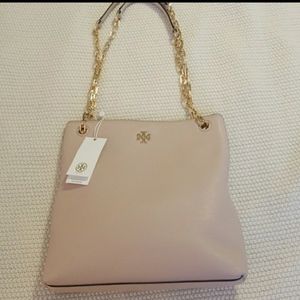 Tory Burch crossbody/shoulder blush bag